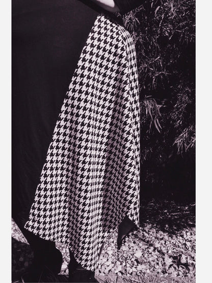 Asymmetric Turtleneck Dress