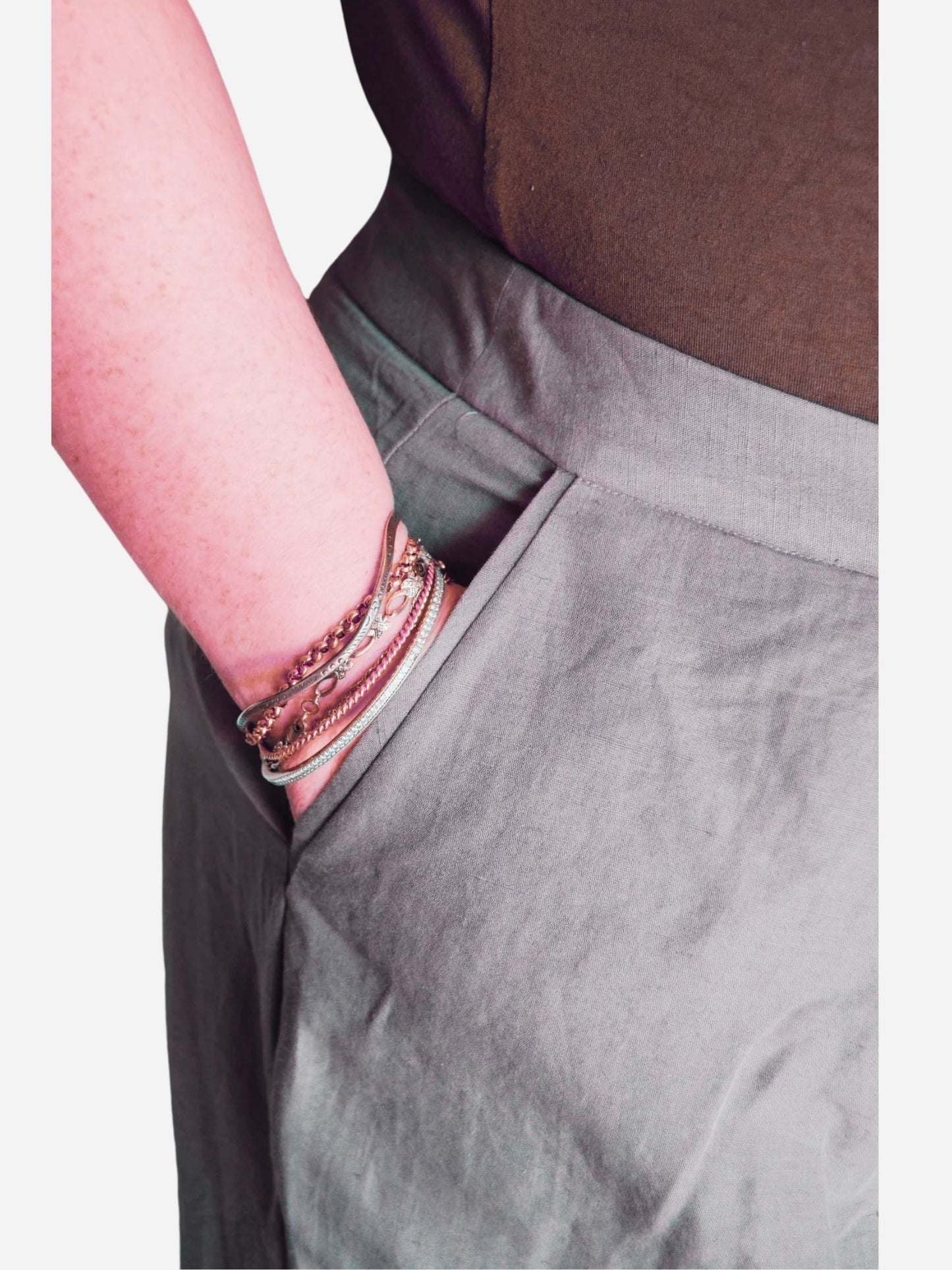 High-Waisted Wide Pants