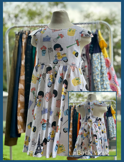 Tea Party Dress  - One of a Kind (from Tadah Patterns)