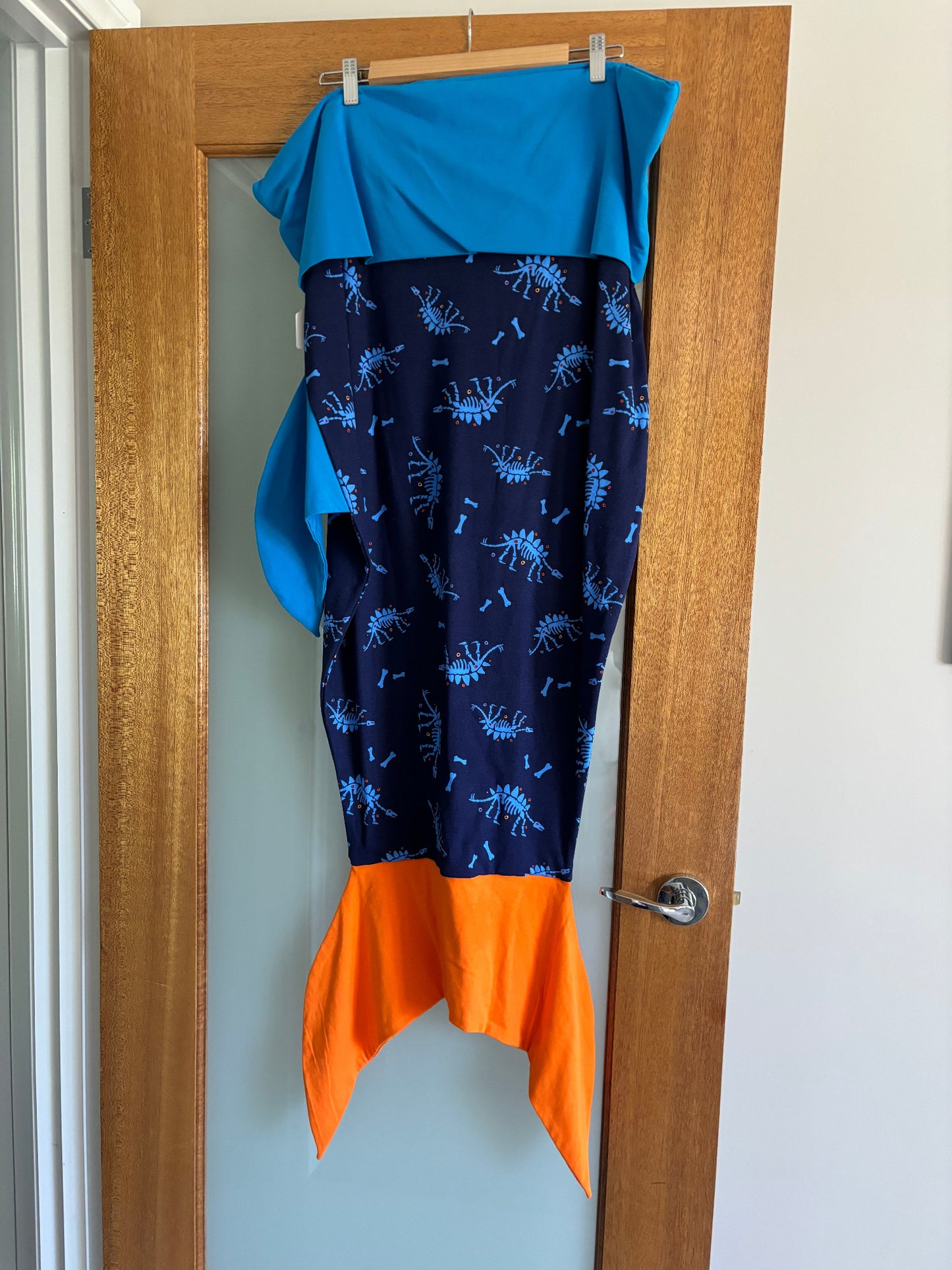 Kids and Doll Mermaid or Shark Tail Blanket - One of a Kind